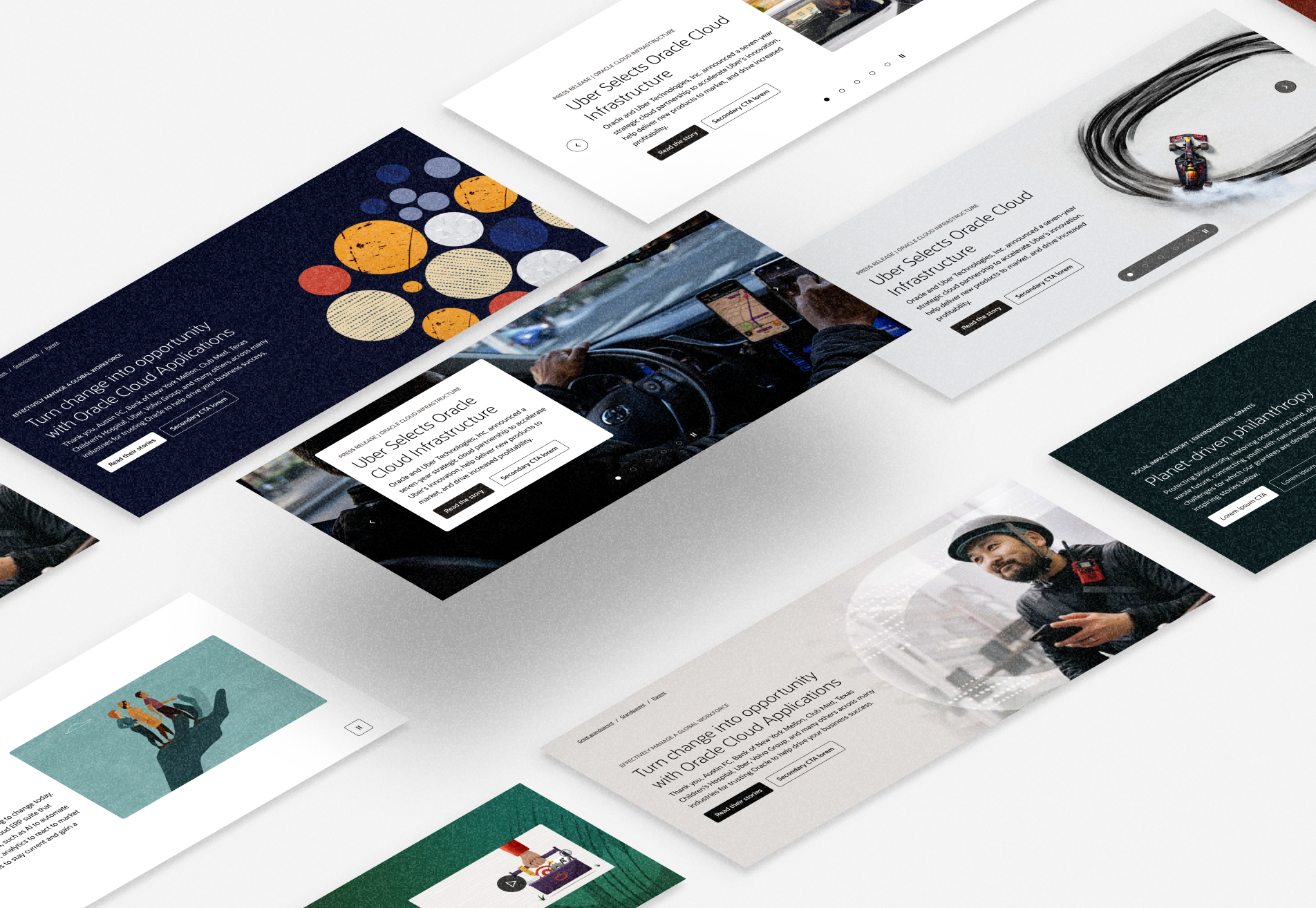 Screens and components from the Sequoia design system